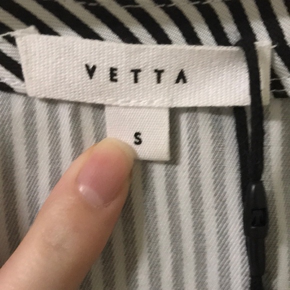 Vetta Striped The Boyfriend Shirt - Picture 5 of 7
